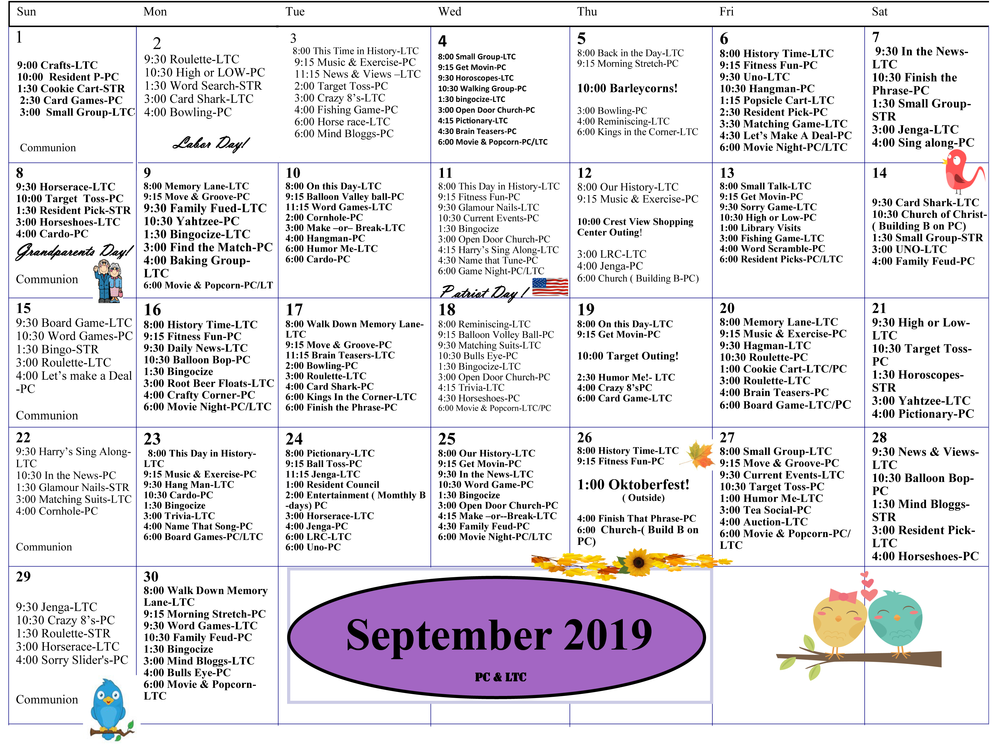 Calendar Emerald Trace