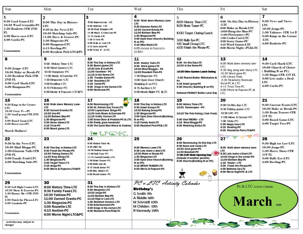 Calendar Emerald Trace